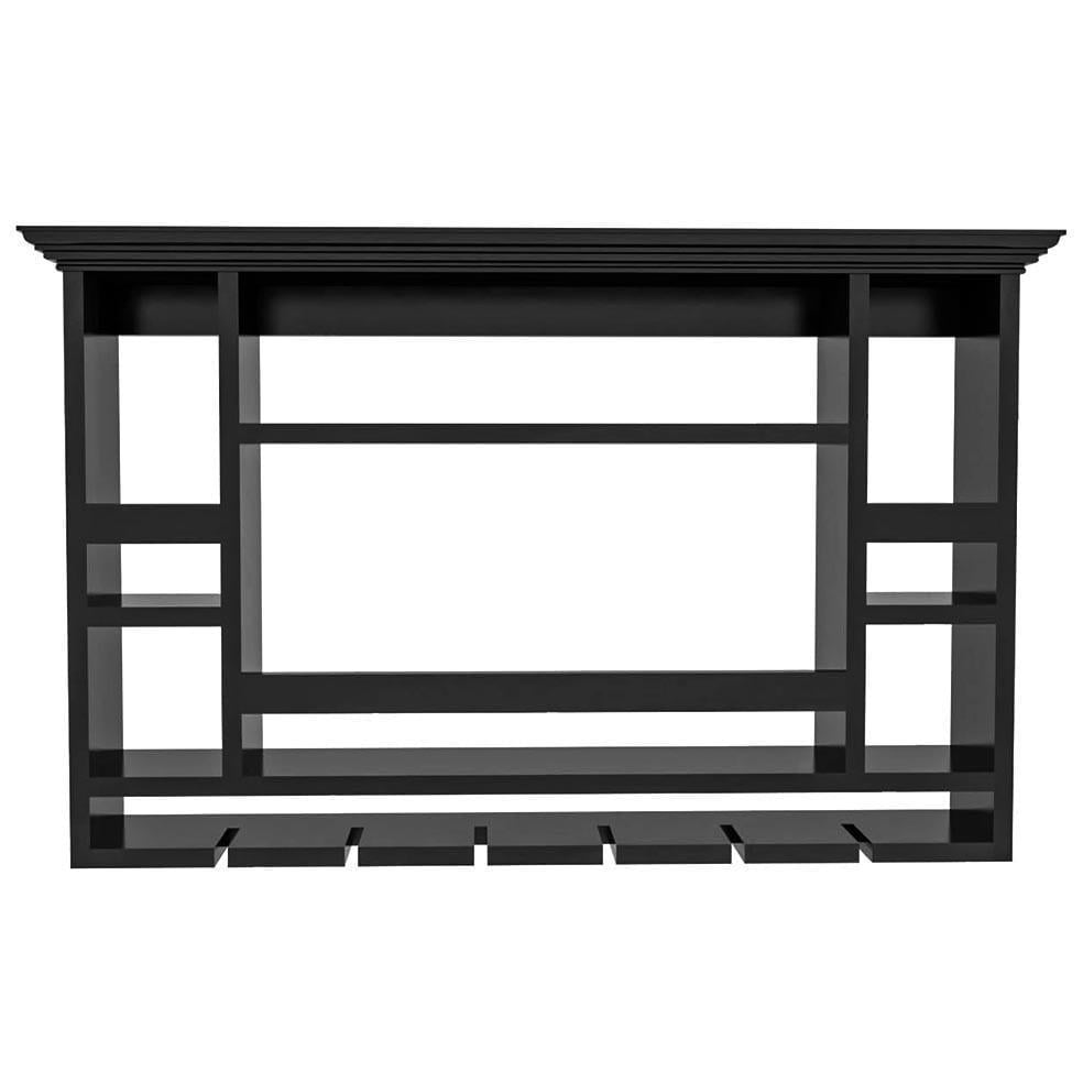 Полка для вина настенная из дерева Баруте Венге (ПНК-018612)