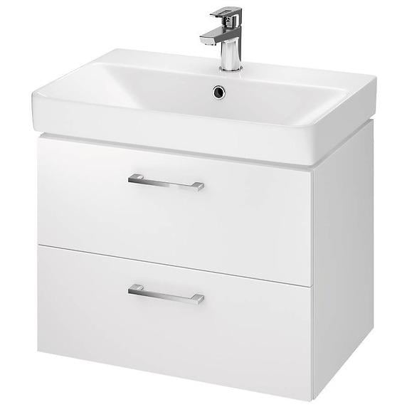 Тумба с умывальником подвесная Cersanit Lara&Mille B387 SZFZ1004672943 59,4x46x37,5 см Белый (118155)