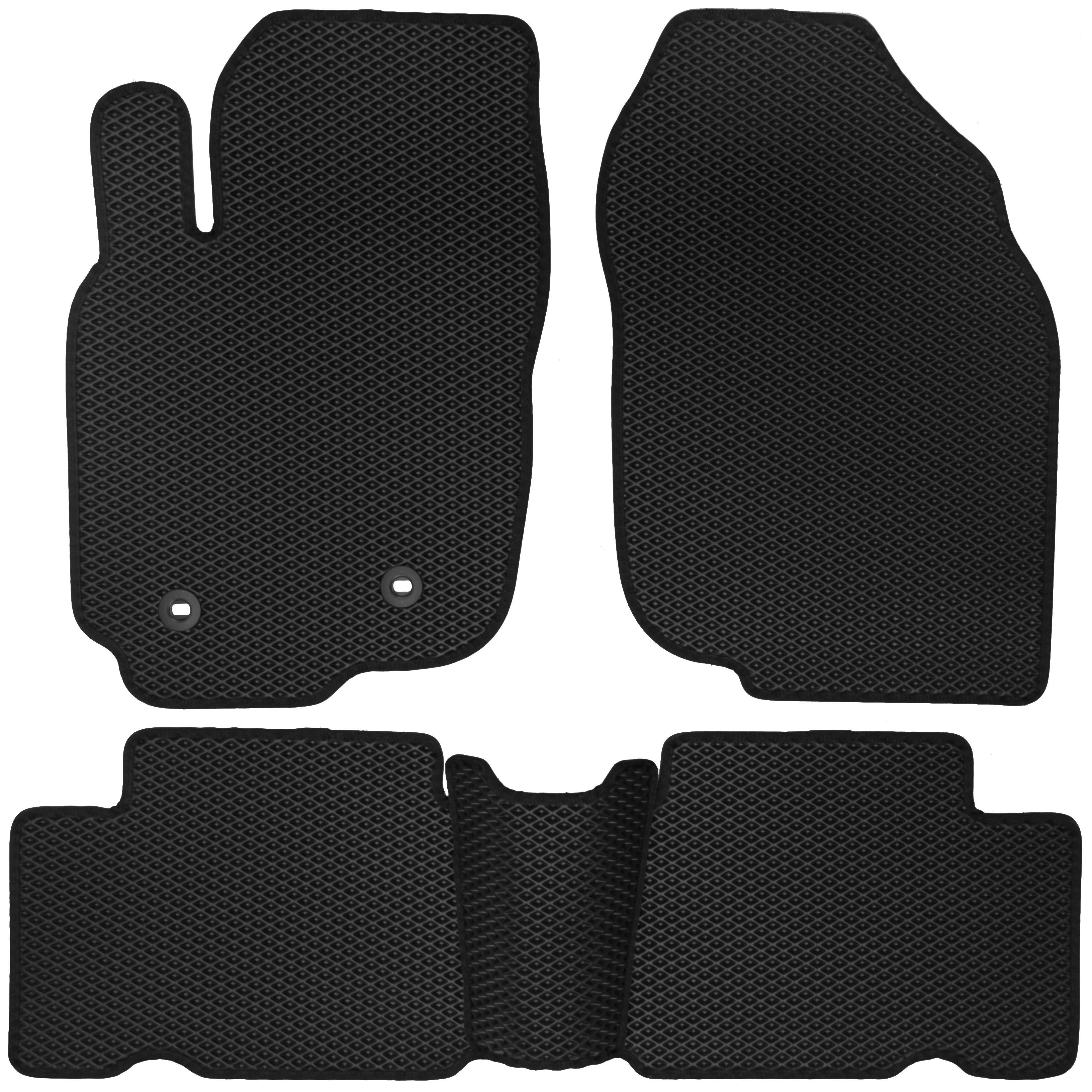 Коврики в салон для Toyota RAV4 '2006-2012 EVA-полімерні Чорний (150626)