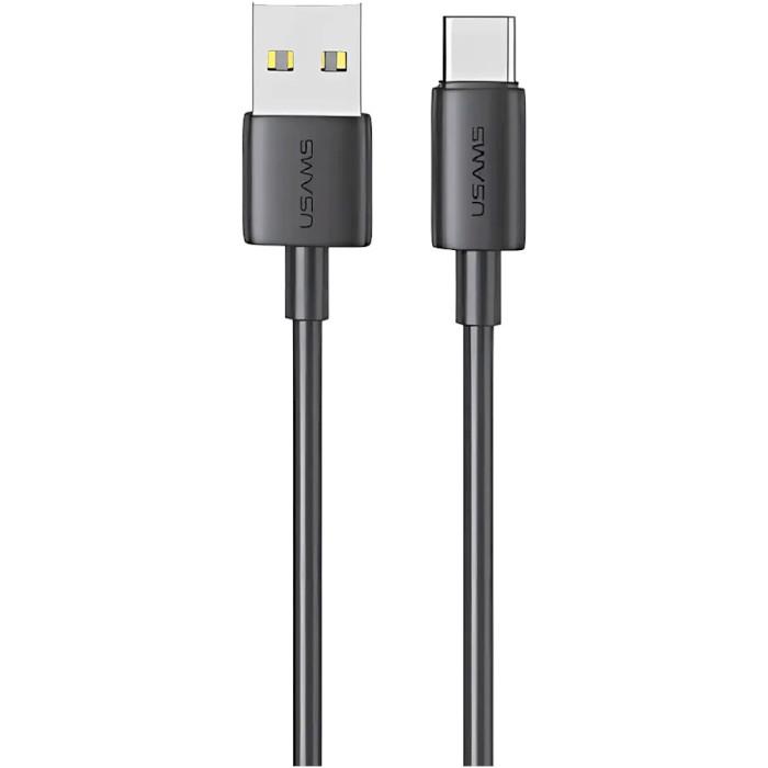 Кабель Usams SJ658 Cloud Series быстрая зарядка 1,2 м Черный (SJ658USB01)