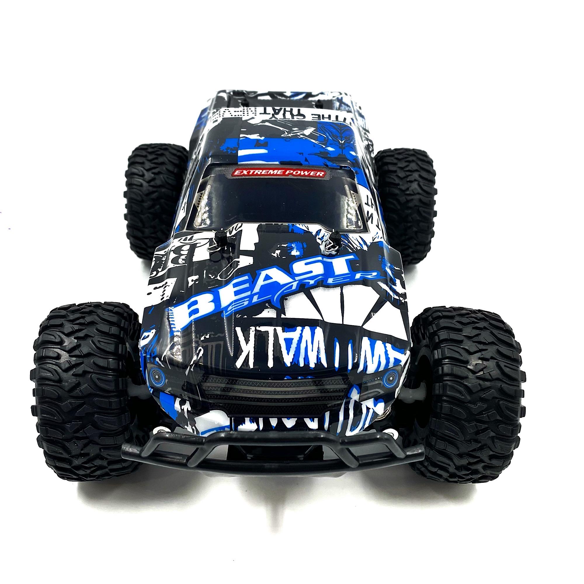 Машина на радіокеруванні Cheetah King Пікап 31 см з акумулятором 6V Синій (108263s)