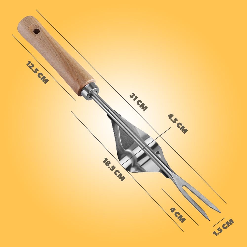 Культиватор-рыхлитель земли ручной садовый 31 см (INSTPD-0716) - фото 5