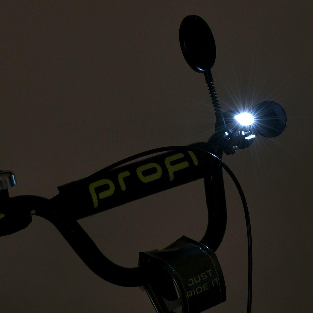 Дитячий велосипед PROF1 Prime 16" з багажником Графітовий - фото 7 Дитячий велосипед PROF1 Prime 16" з багажником Графітовий - фото 7