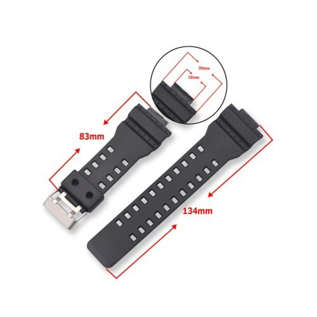 Ремешок для часов Casio Черный матовый (921) - фото 3 Ремешок для часов Casio Черный матовый (921) - фото 3