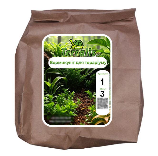 Вермикуліт для терраріуму Terralis 1 мм 3 л (27984663) - фото 1 Вермикуліт для терраріуму Terralis 1 мм 3 л (27984663) - фото 1