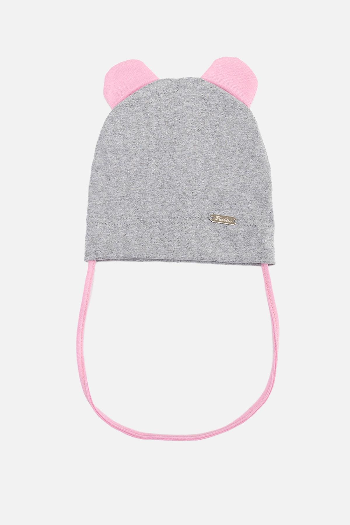 Шапка для девочки 40-42 см Светло-серый (24099989) Шапка для девочки 40-42 см Светло-серый (24099989)