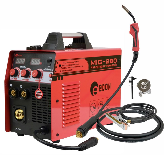 Зварювальний напівавтомат Edon MIG-280 (30111341)