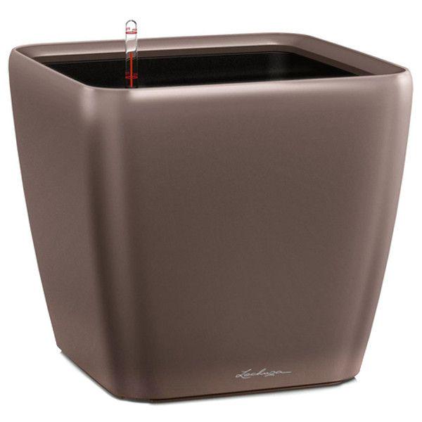 Вазон умный Lechuza Quadro Premium LS 35 17,2 л Коричневый (16161)