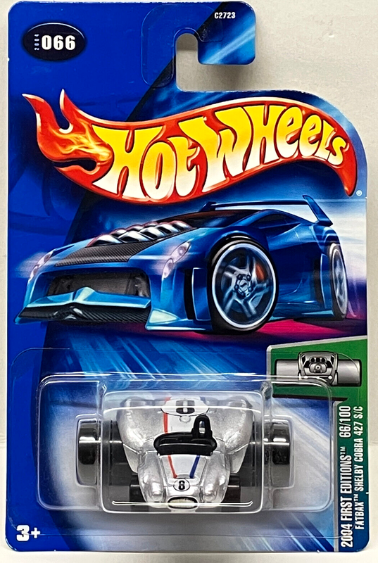 Игрушечная машинка Hot Wheels Fatbax Shelby Cobra 427 S/C 2004 First Edition №066 (C2723)