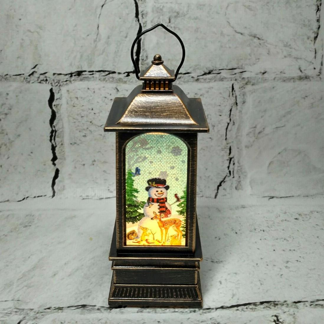 Фонарик ночник LED Новогодний Рождественский Ретро Снеговик 12х4 см Бронзовый (MA25-7-3) Фонарик ночник LED Новогодний Рождественский Ретро Снеговик 12х4 см Бронзовый (MA25-7-3)