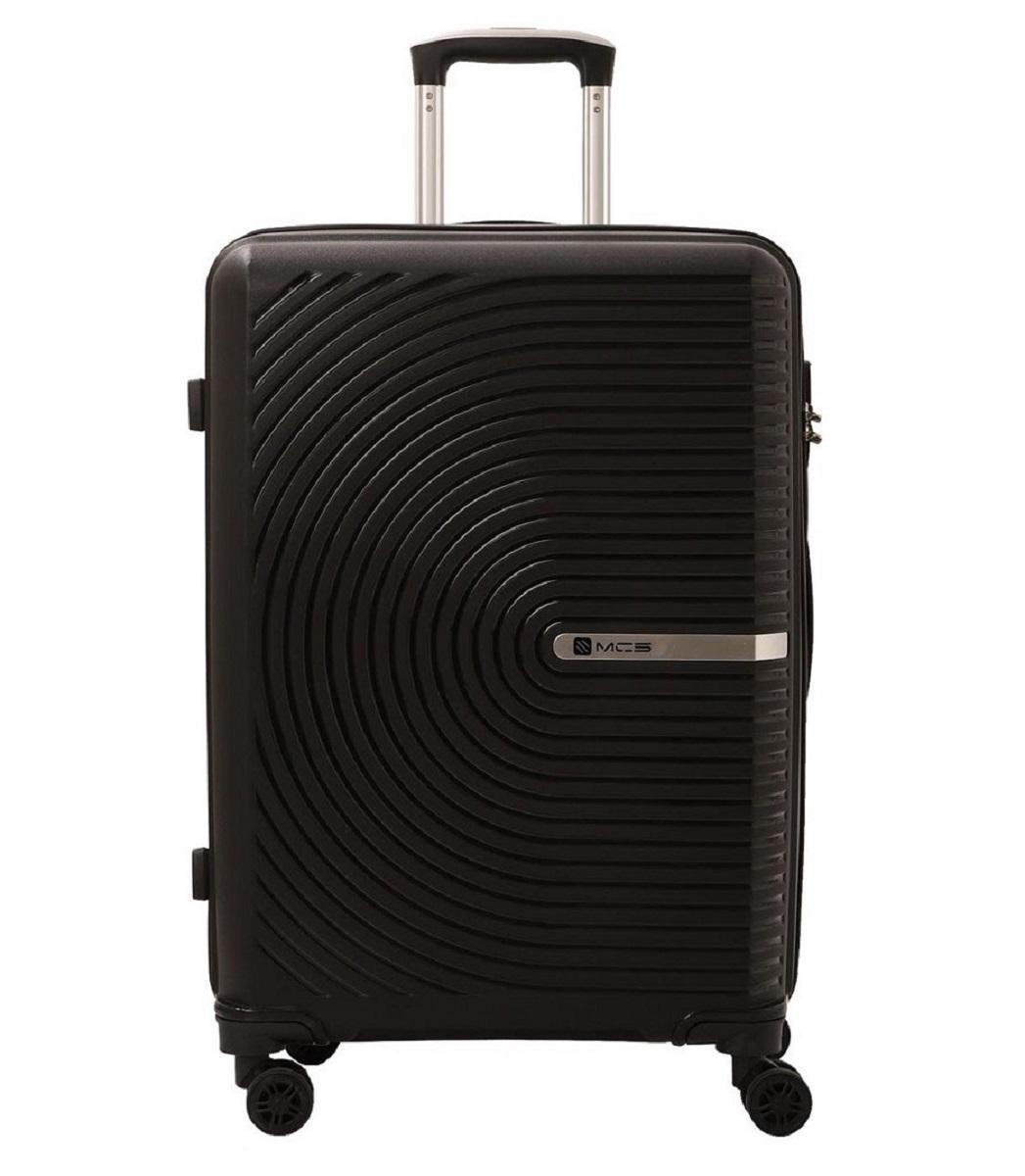 Чемодан пластиковый MCS V374 большой Черный (Mp00117)