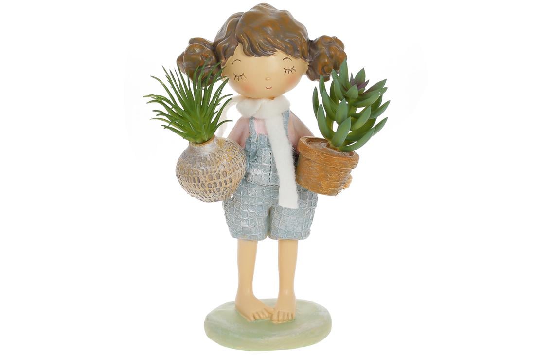 Декоративная фигурка BonaDi Девочка с цветами (831-872)