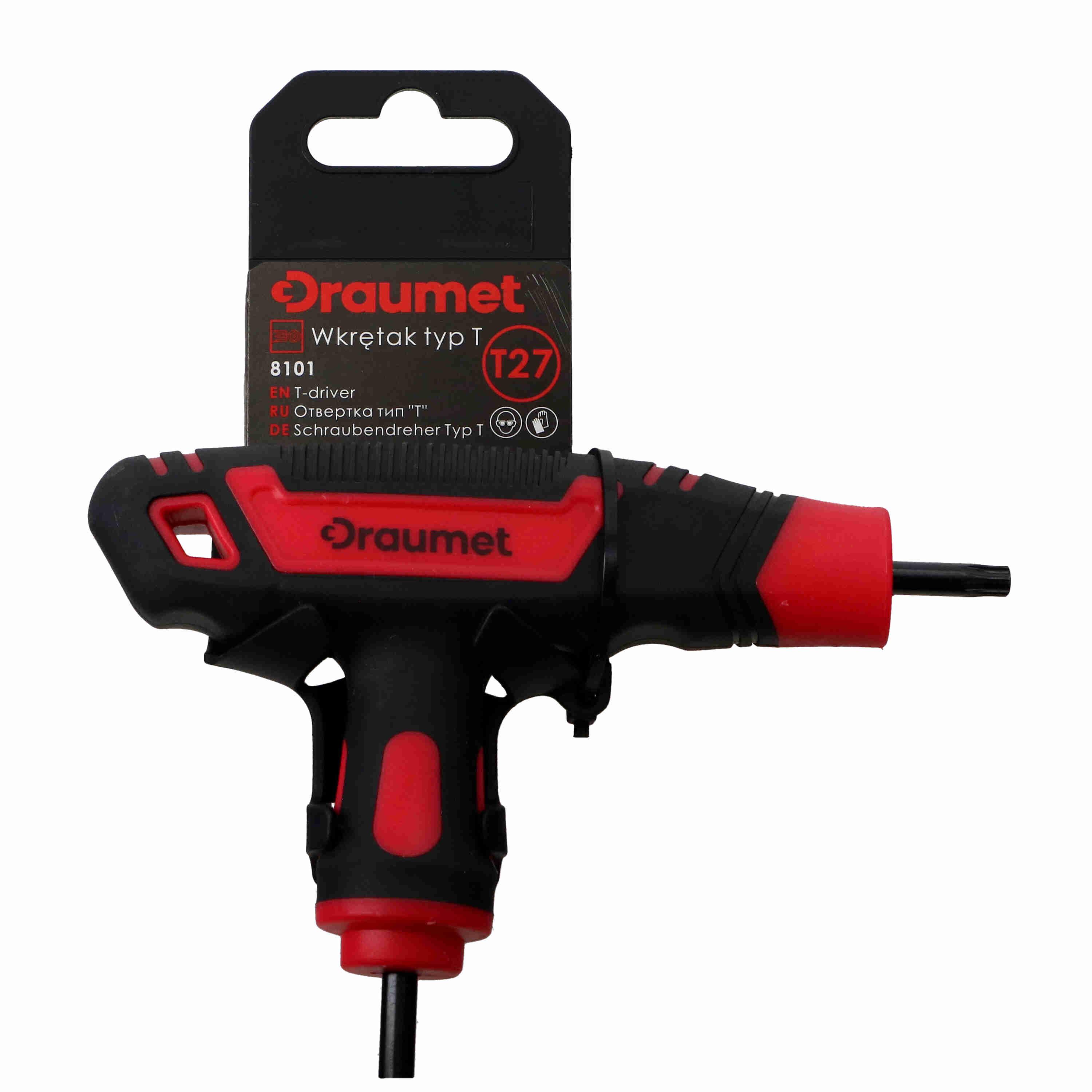 Викрутка TORX T27 Draumet 135x20мм (E8101) - фото 4 Викрутка TORX T27 Draumet 135x20мм (E8101) - фото 4