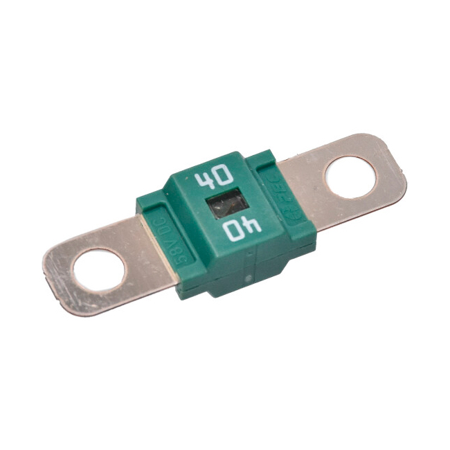 Автомобільний запобіжник лезового типу sbfw sbfw l 40 40a 58v m6 12х41 мм Green (YUT_V8982)