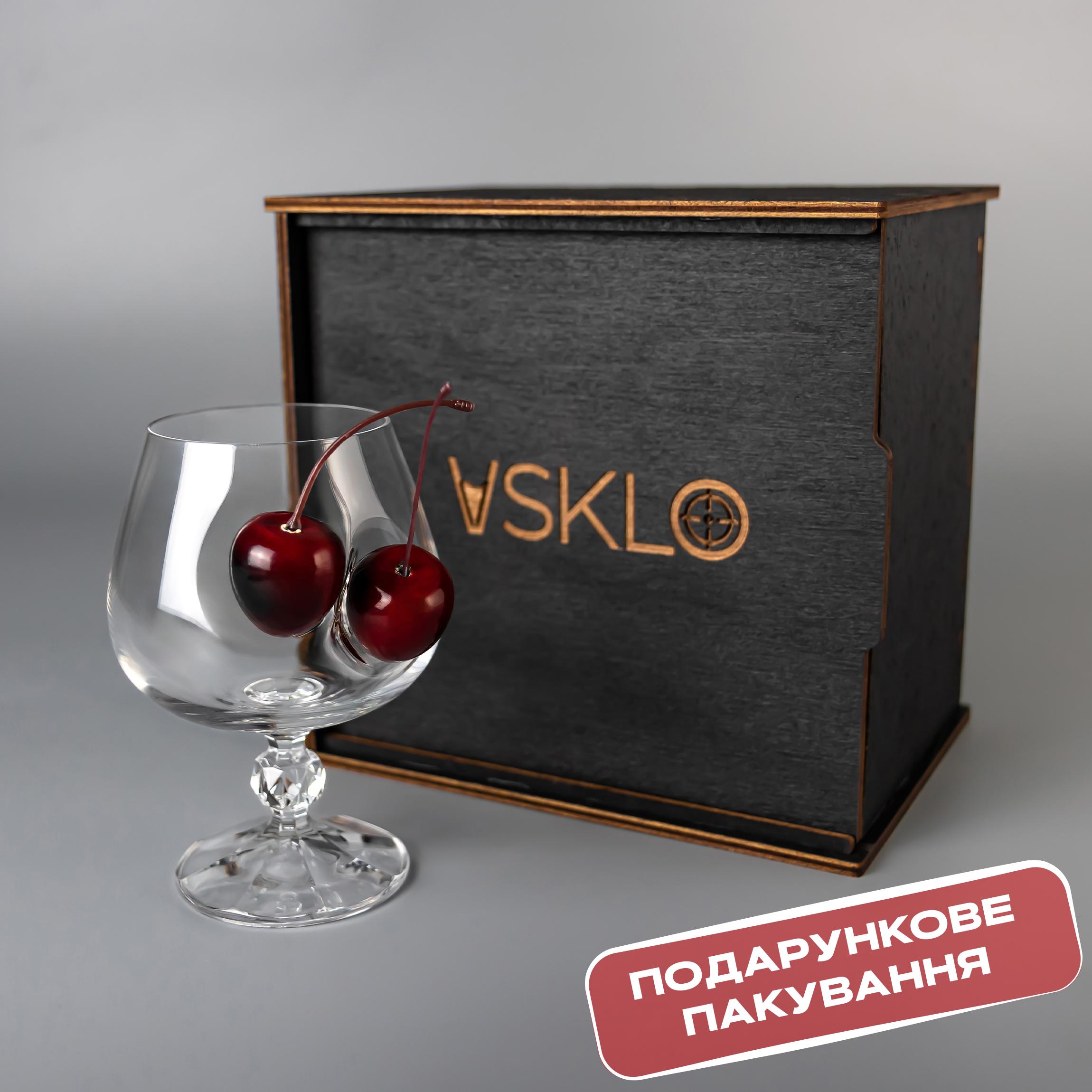 Коньячный бокал VSKLO с вишней 265 мл - фото 4 Коньячный бокал VSKLO с вишней 265 мл - фото 4