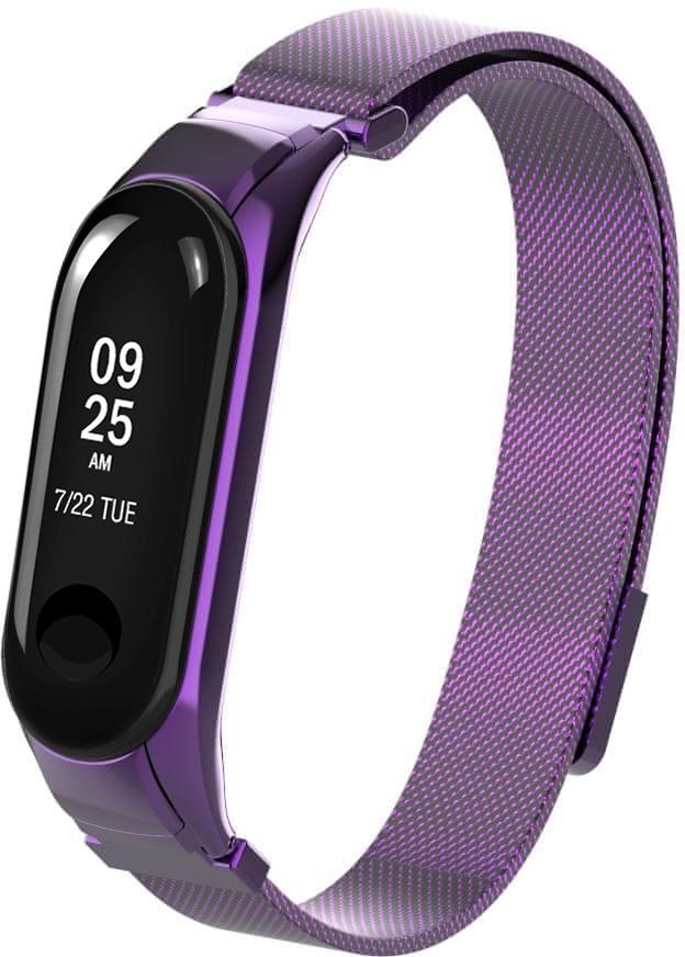 Ремінець Міланська петля Milano Mi Band 3 Purple (21422)