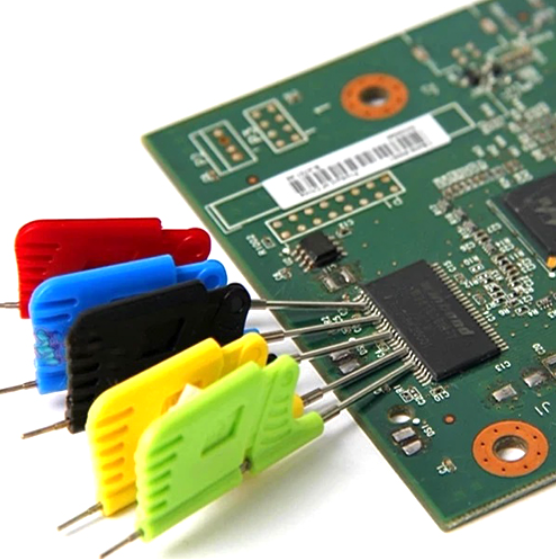 Кліпса тестова SDK08 під Dupont затиск 0,13 мм для PCB SMD IC 10 шт. (534881) - фото 2