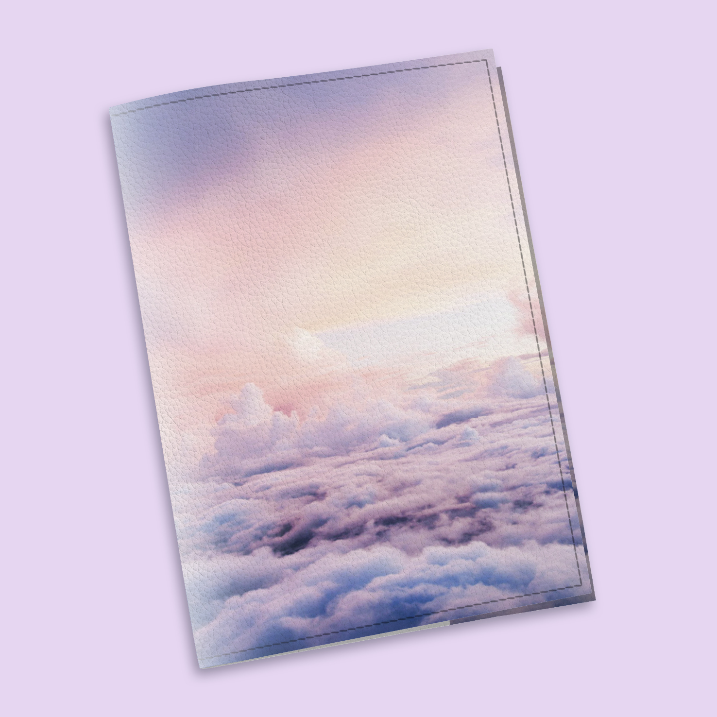 Обложка на паспорт The cover Розовые Облака 9,6x13,3 см (910009)