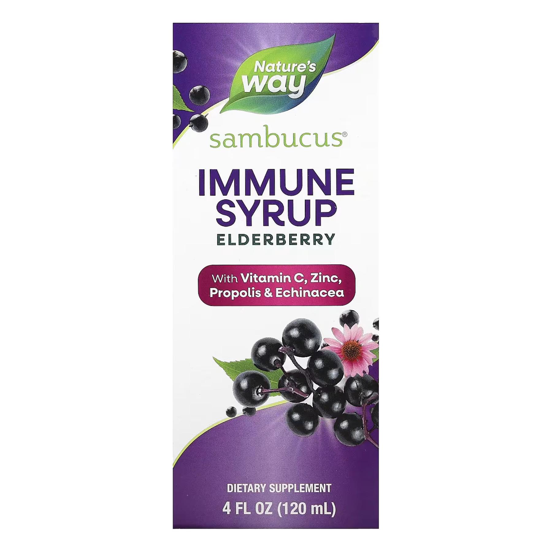 Натуральная добавка Sambucus Immune Syrup 4 oz (2022-10-1103)