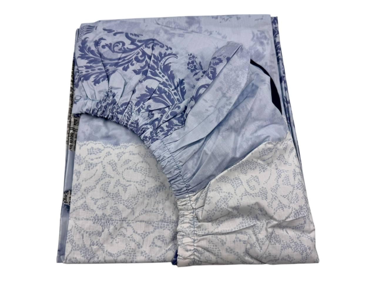 Простынь на резинке Ваниль бязь 180х200 см (G-1804VA/WP/x180)