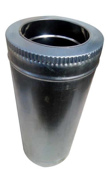 Труба утепленная для дымохода 250/320 нержавеющая сталь/оцинкованная сталь 0,6 мм L-1 м