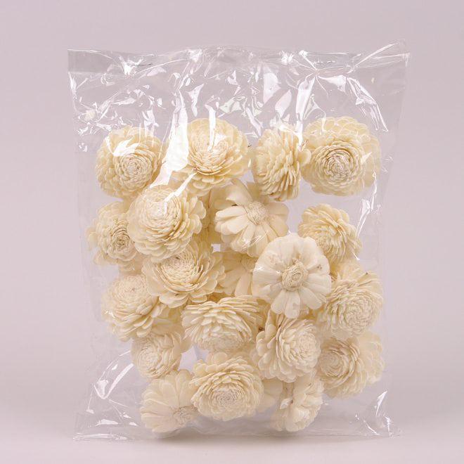 Сухоцвет Flora цветочек Sola Beli 6 см 25 шт. (69859)