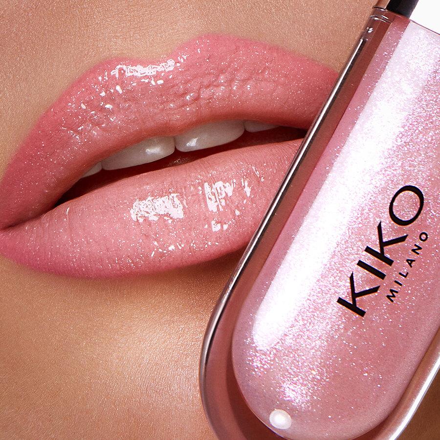 Блиск 3D Kiko Milano Hydra Lipgloss  05 Rosa Perlato - фото 3