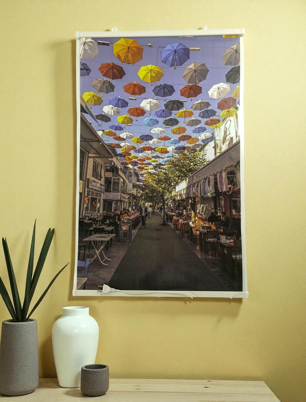 Обігрівач-картина Парасолі плівковий 100x63 см (wkr-10037)