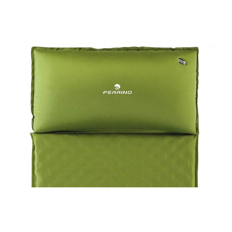 Самонадувающийся коврик Ferrino Dream Pillow 3,5 см Apple Green (924400) - фото 2