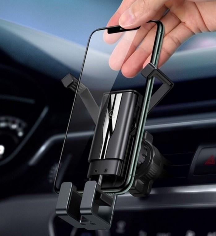 Тримач автомобільний з автозажимом Usams USZJ058 на решітку повітропроводу (2006893639) - фото 5 Тримач автомобільний з автозажимом Usams USZJ058 на решітку повітропроводу (2006893639) - фото 5