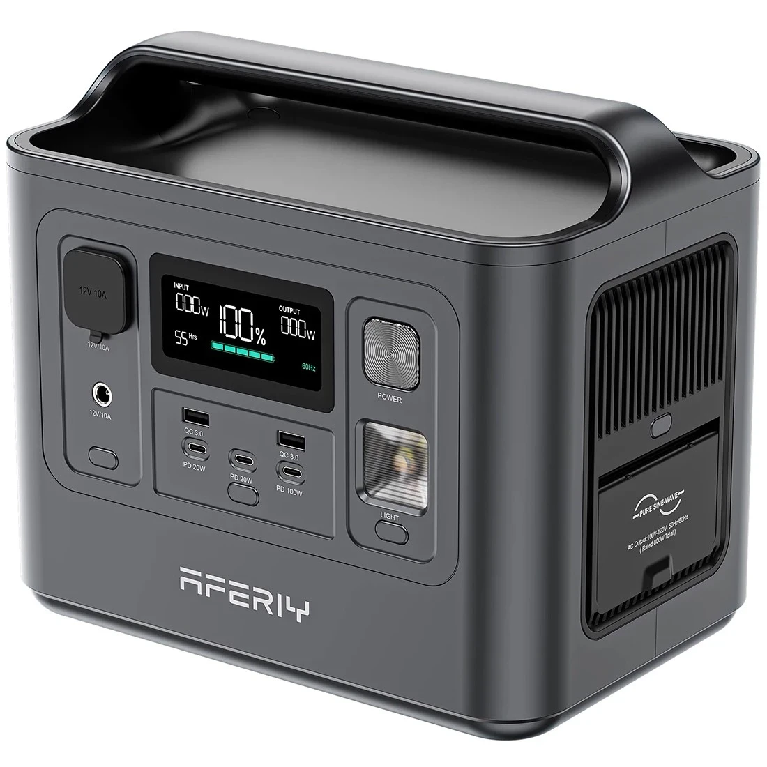 Зарядная станция Aferiy AF-P010 UPS 800W 512Wh Зарядная станция Aferiy AF-P010 UPS 800W 512Wh