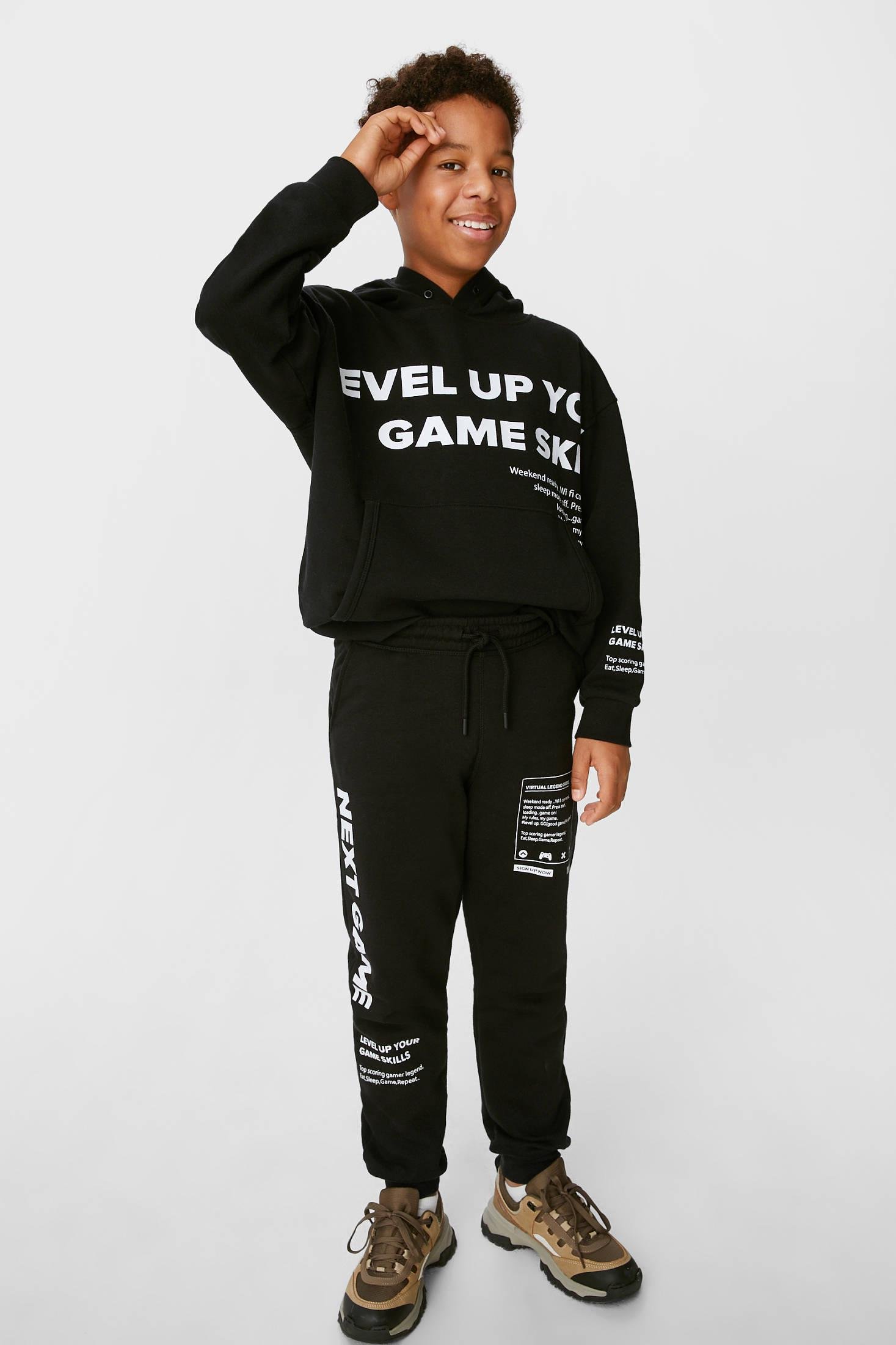 Спортивный костюм C&A для мальчика 158-164 размер Черный (2152163)