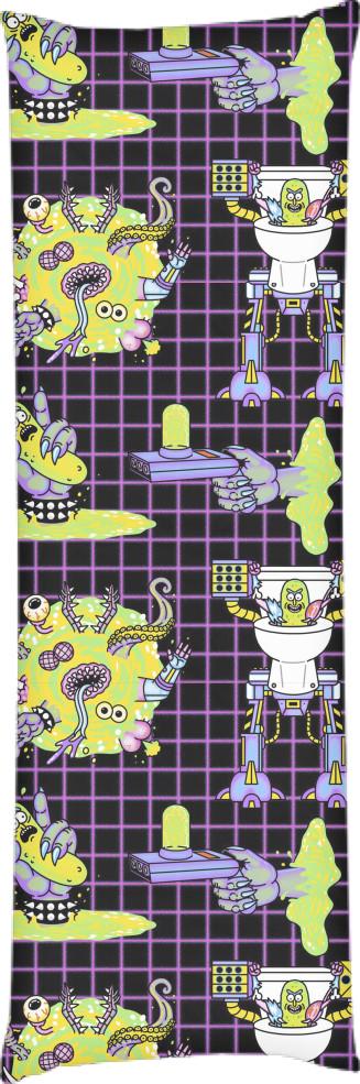 Подушка дакимакура Rick and Morty 5 60x180 см (14102223)