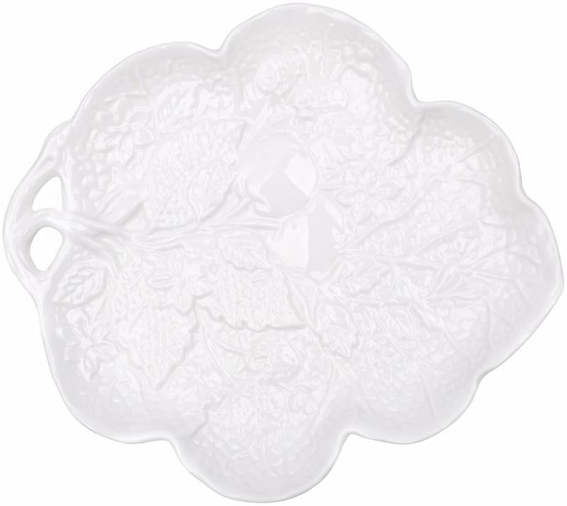 Блюдо сервировочное White City Лист 26,3х24 см 2 шт. Белый