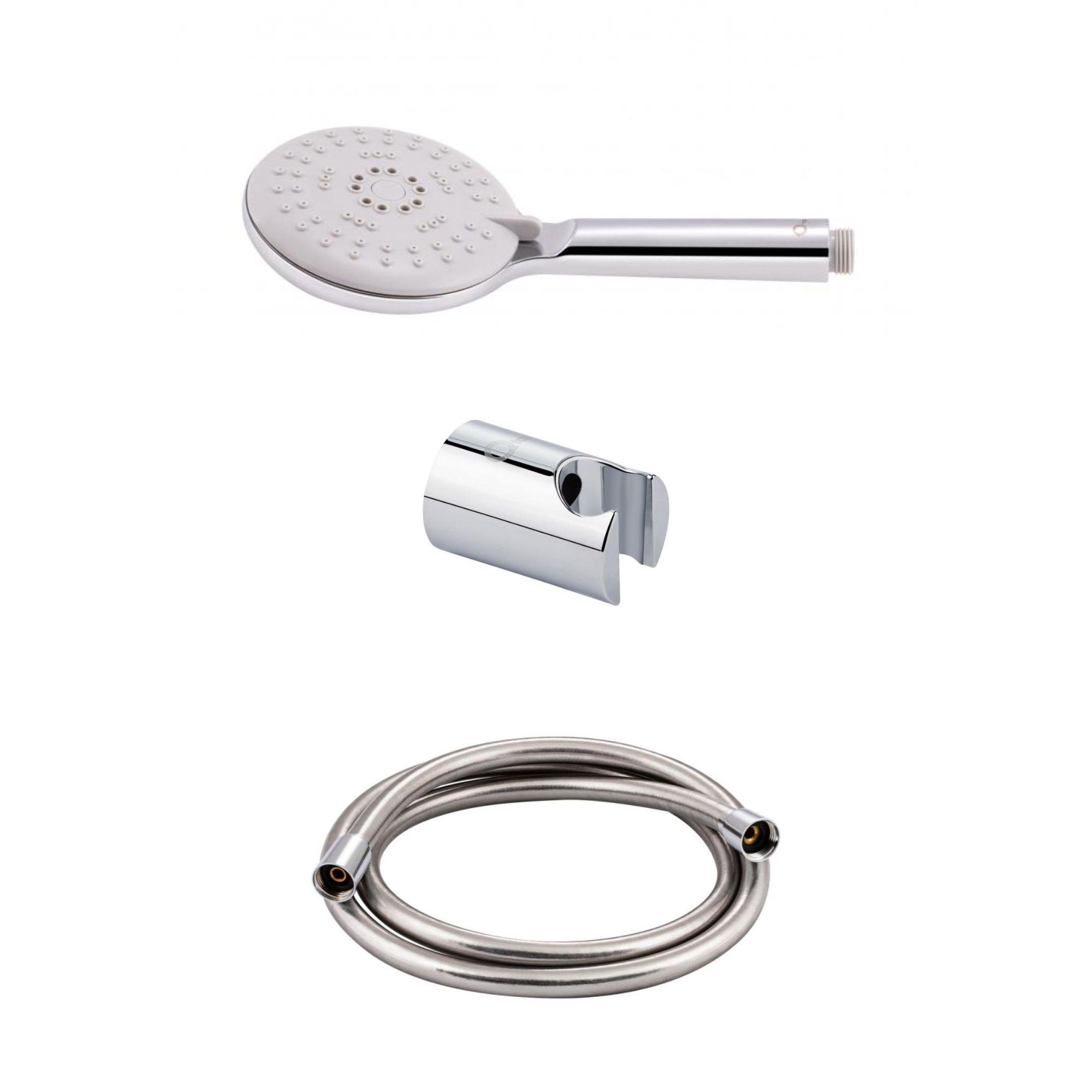 Набор душевого гарнитура Q-tap 3в1 QT01L QTCRMA030 QTHADPVC160C Хром