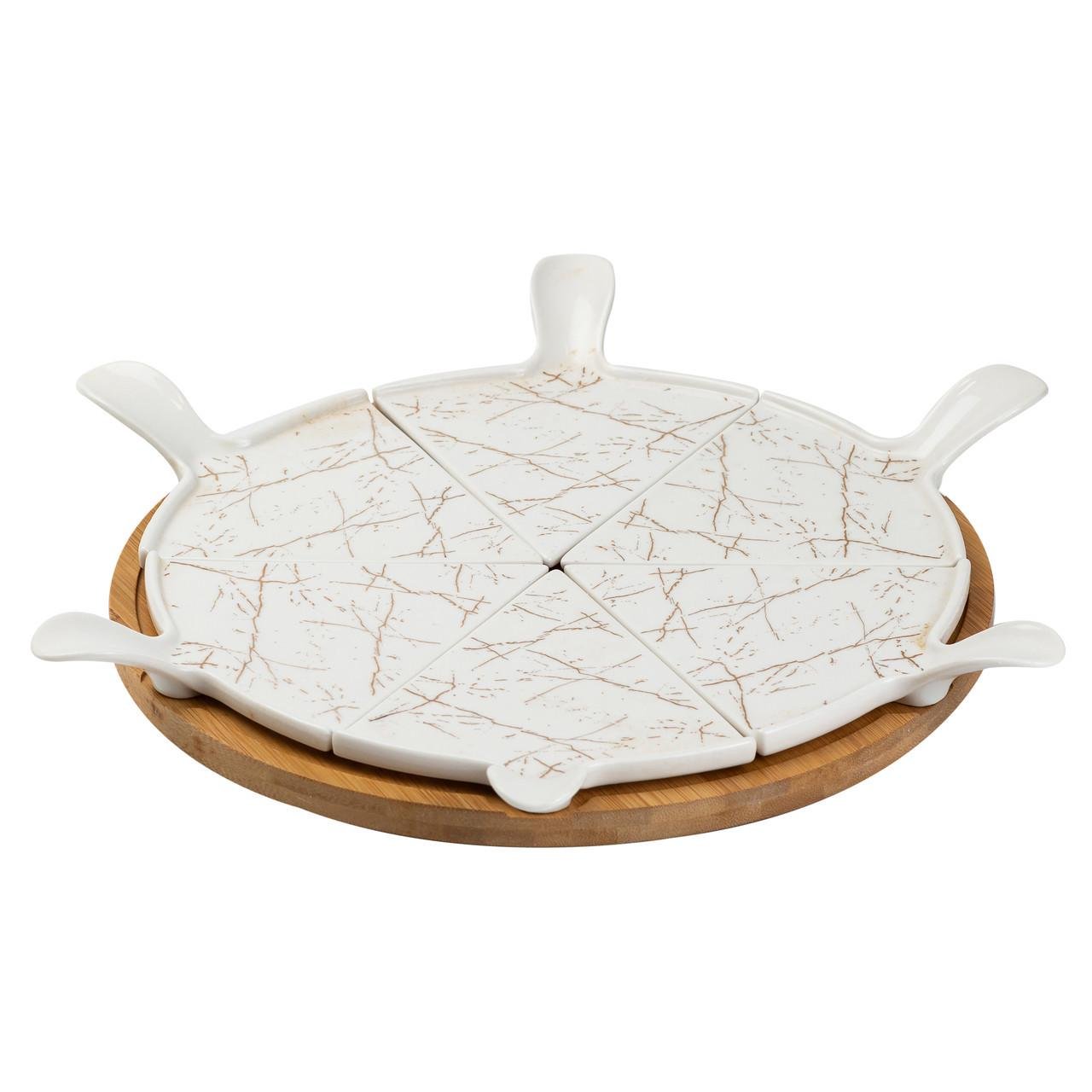 Тарелка для пиццы HP1213 керамическая с вращающейся подставкой 28 см (A-032744) - фото 3 Тарелка для пиццы HP1213 керамическая с вращающейся подставкой 28 см (A-032744) - фото 3