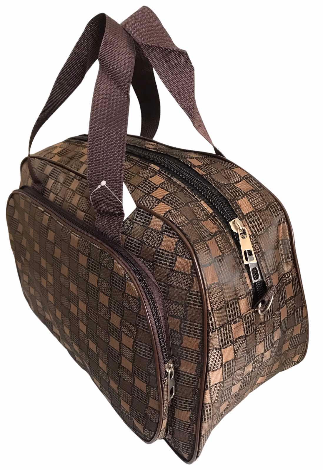 Сумка дорожная ручная кладь с длинным ремнем через плечо Коричневый (41213K) - фото 2 Сумка дорожная ручная кладь с длинным ремнем через плечо Коричневый (41213K) - фото 2