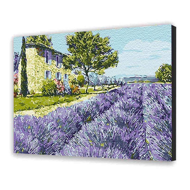 Картина по номерам ART CRAFT Лавандовое поле 40х50 см (11009-ACNF)