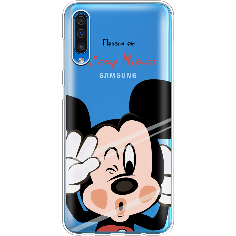Чохол Boxface Samsung A505 Galaxy A50 Mister M Прозорий силікон (36417-cc58-36417)