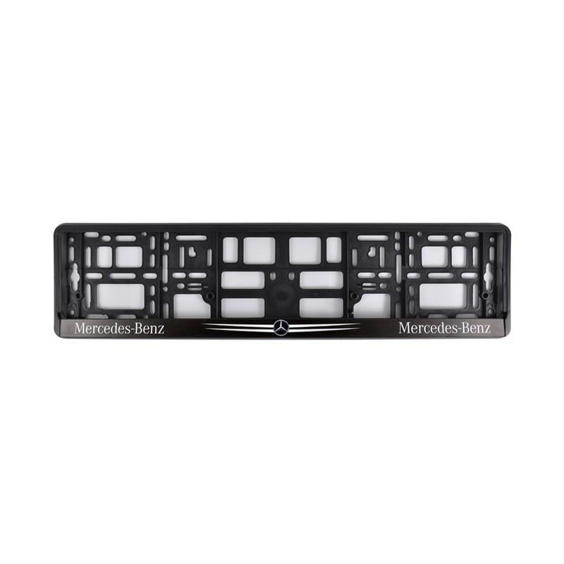 Рамка номерного знака CarLife для Merсedes-Benz Черный (NH142)