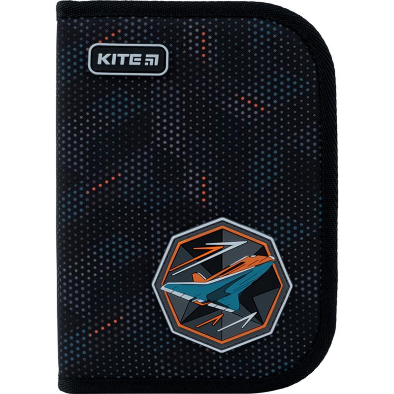 Пенал без наполнения Kite Spaceship 1 отделение 1 отворот (K22-621-6)