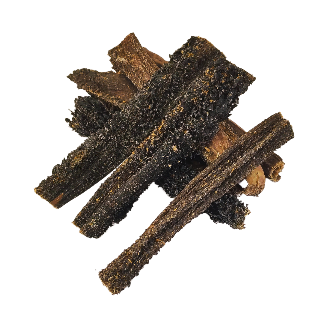 Ласощі для собак натуральні Селянські Смаколики сушений рубець яловичий 50 г