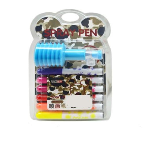 Набор фломастеров Stenson Spray ST02421 с помпой 12 цветов (e505b21f)