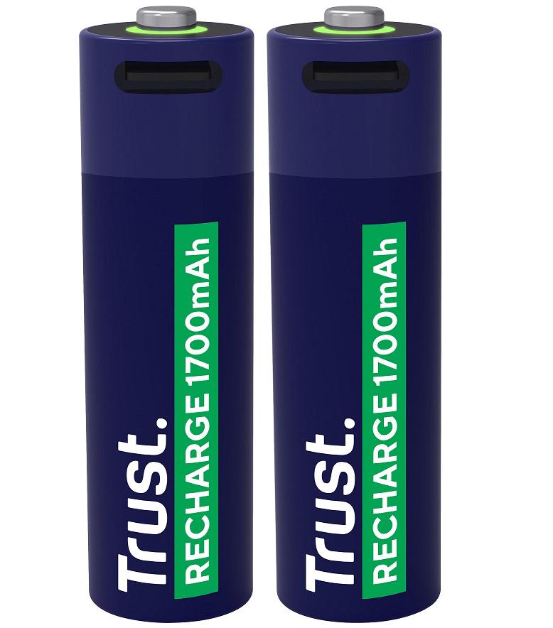 Аккумулятор Trust 25584 AA 1700 mAh TYPE-C 2 шт. (25584_TRUST)