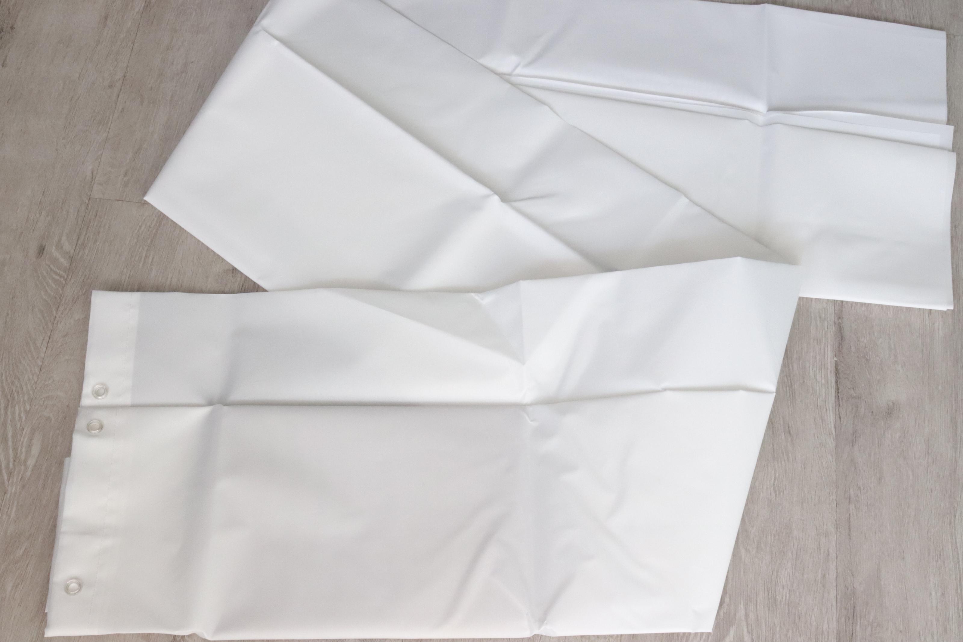 Шторка для ванної вузька 120x200 см White Tropik (39895999) - фото 2