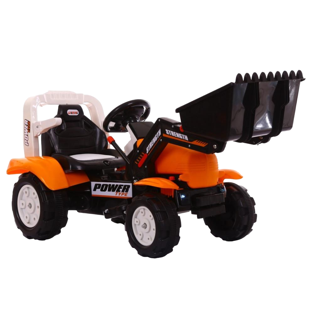 Трактор-погрузчик Just Drive K2 на аккумуляторе Оранжевый