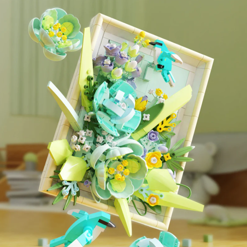 Конструктор детский для девочки Цветы Магия цвета 728 дет. (22792503) - фото 4 Конструктор детский для девочки Цветы Магия цвета 728 дет. (22792503) - фото 4
