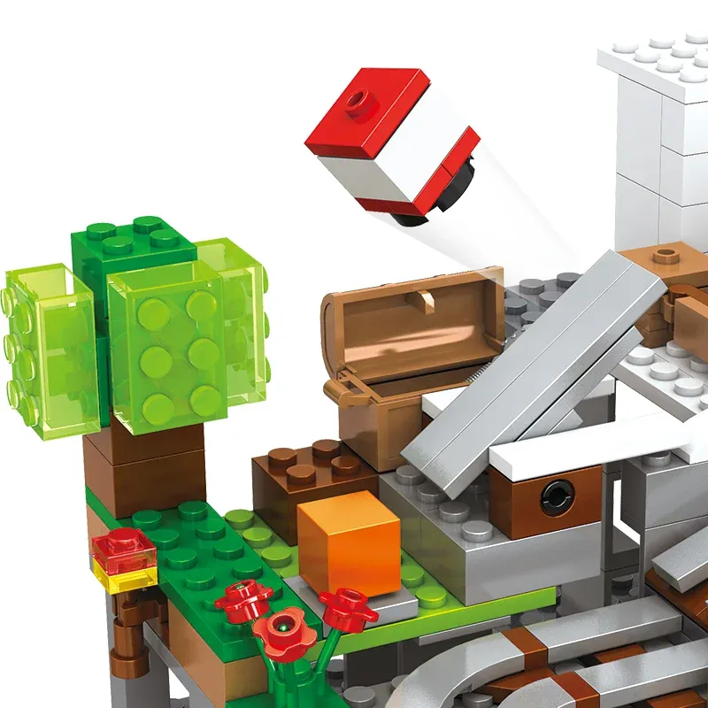 Конструктор Майнкрафт My World Гірська Печера з героями Шахта 587 дет. - фото 9 Конструктор Майнкрафт My World Гірська Печера з героями Шахта 587 дет. - фото 9