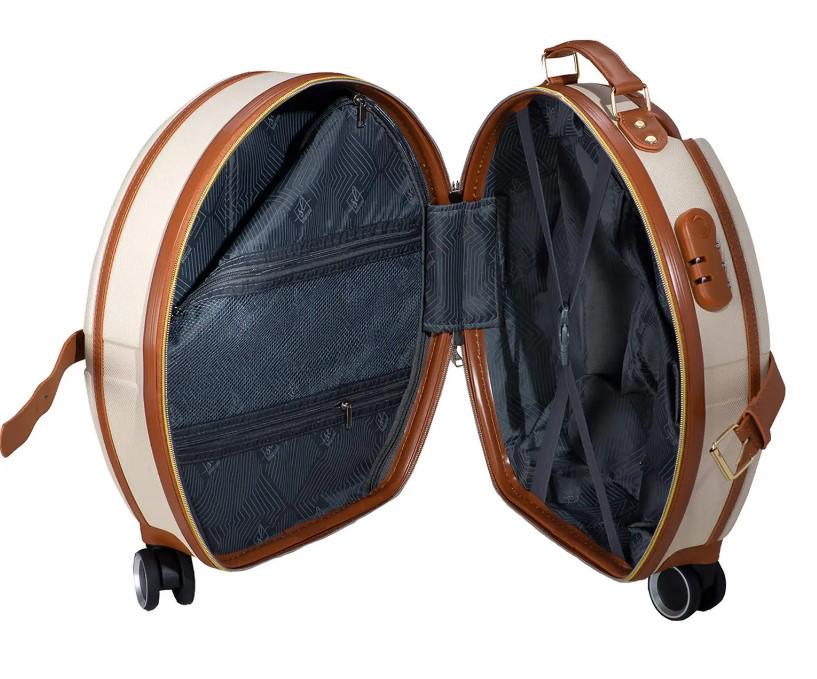 Валіза SEMI LINE T5670-3 24" M Ecru/Brown (52957) - фото 8 Валіза SEMI LINE T5670-3 24" M Ecru/Brown (52957) - фото 8