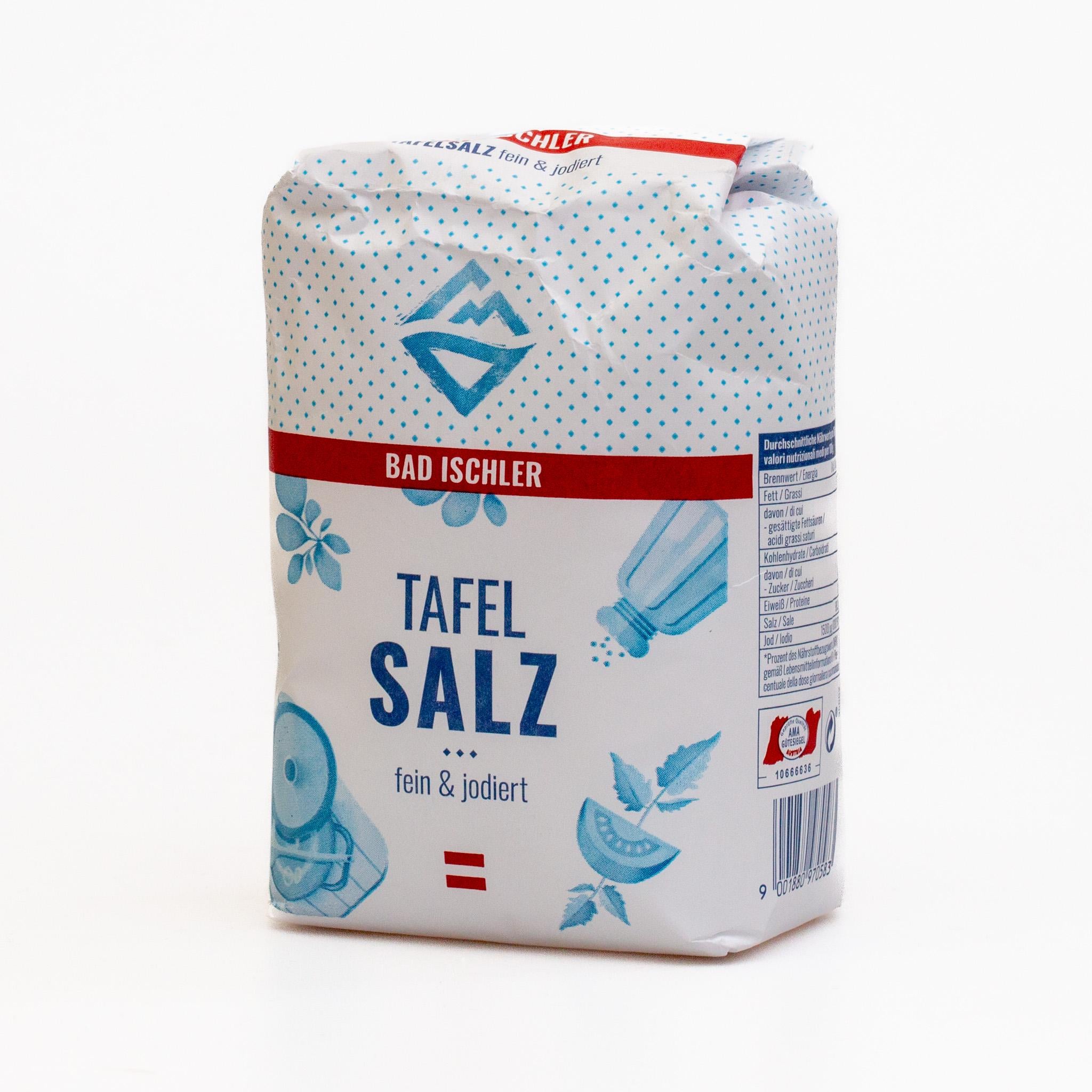Сіль поварена крупна BAD ISCHLER йодована 1 кг (92842)